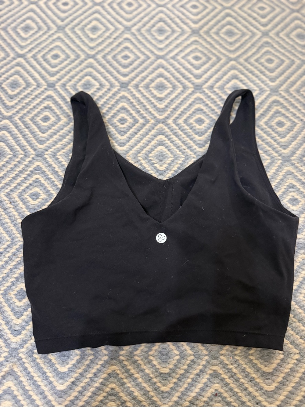 Women’s Zella Black V-Neck Wireless Sports Bra